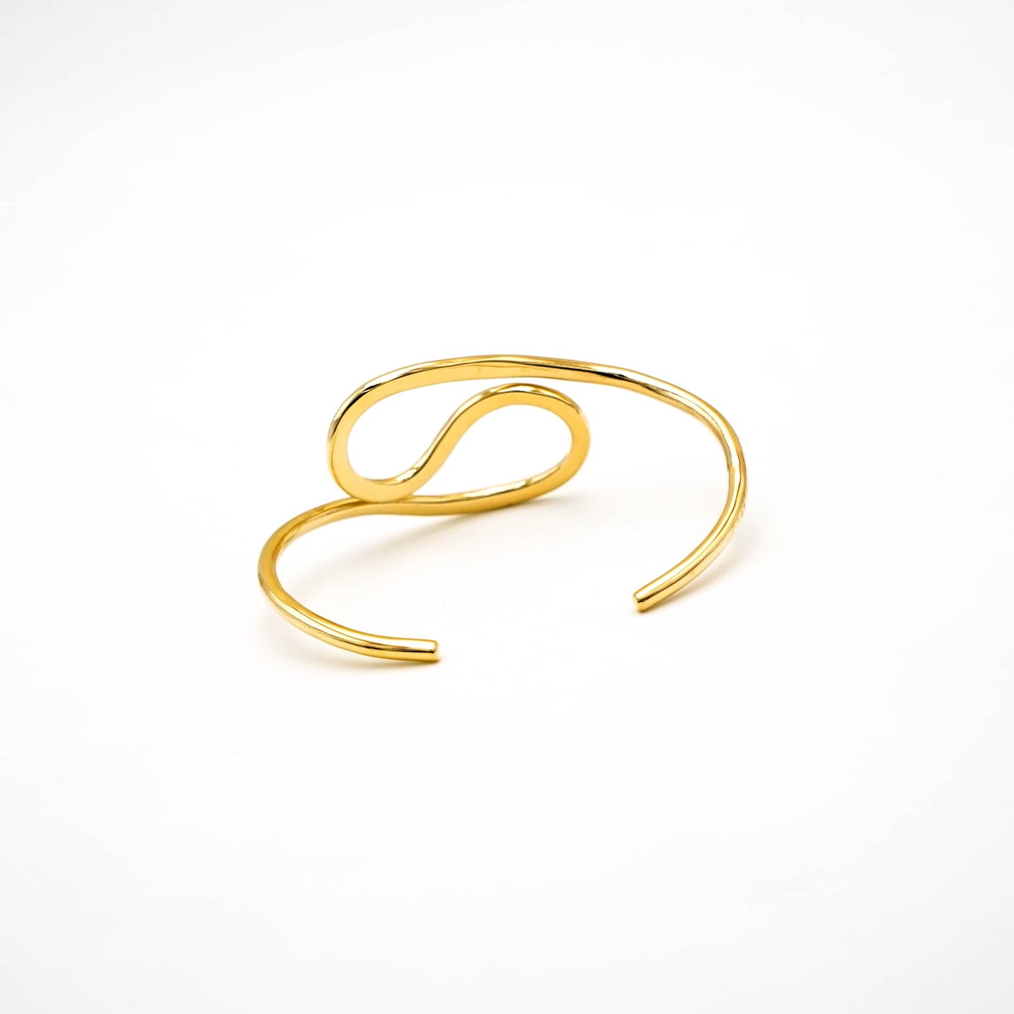 Spiral Wrap Brass Bracelet | Milele