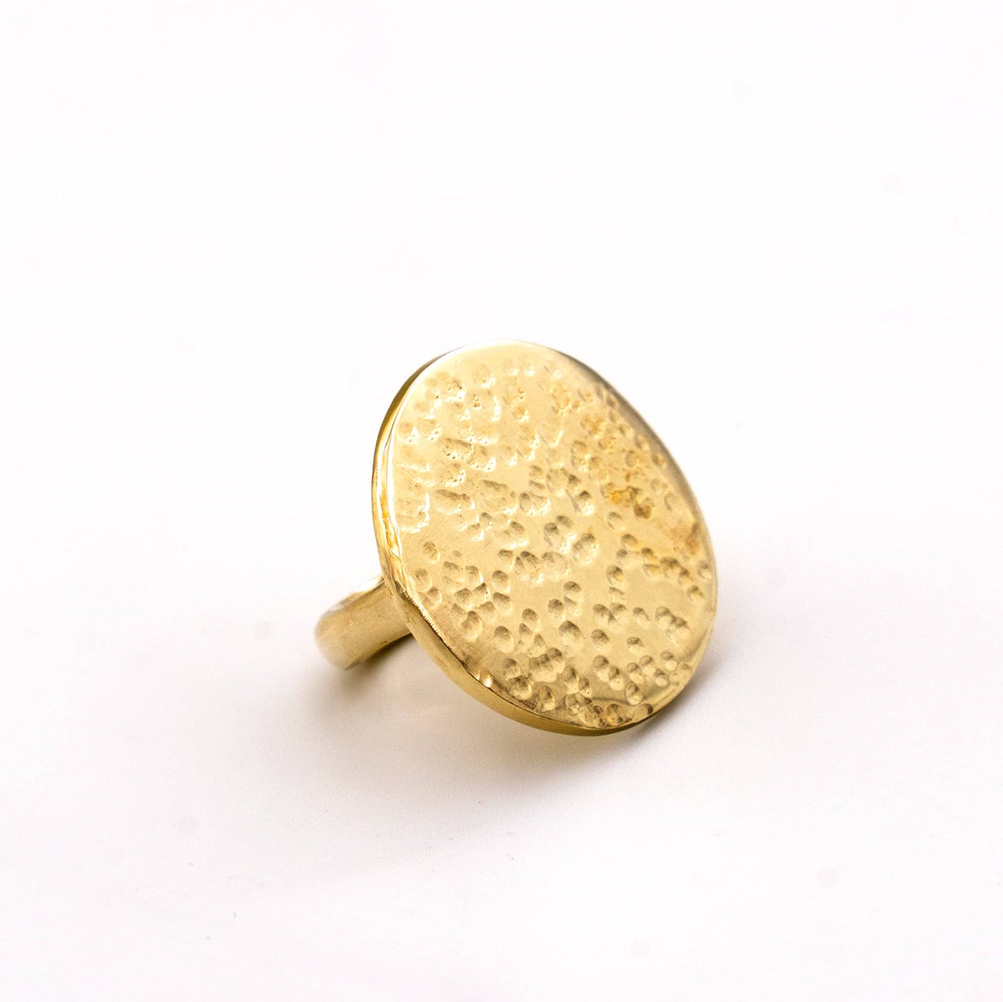 Large Disc Statement Ring | Mwanzo