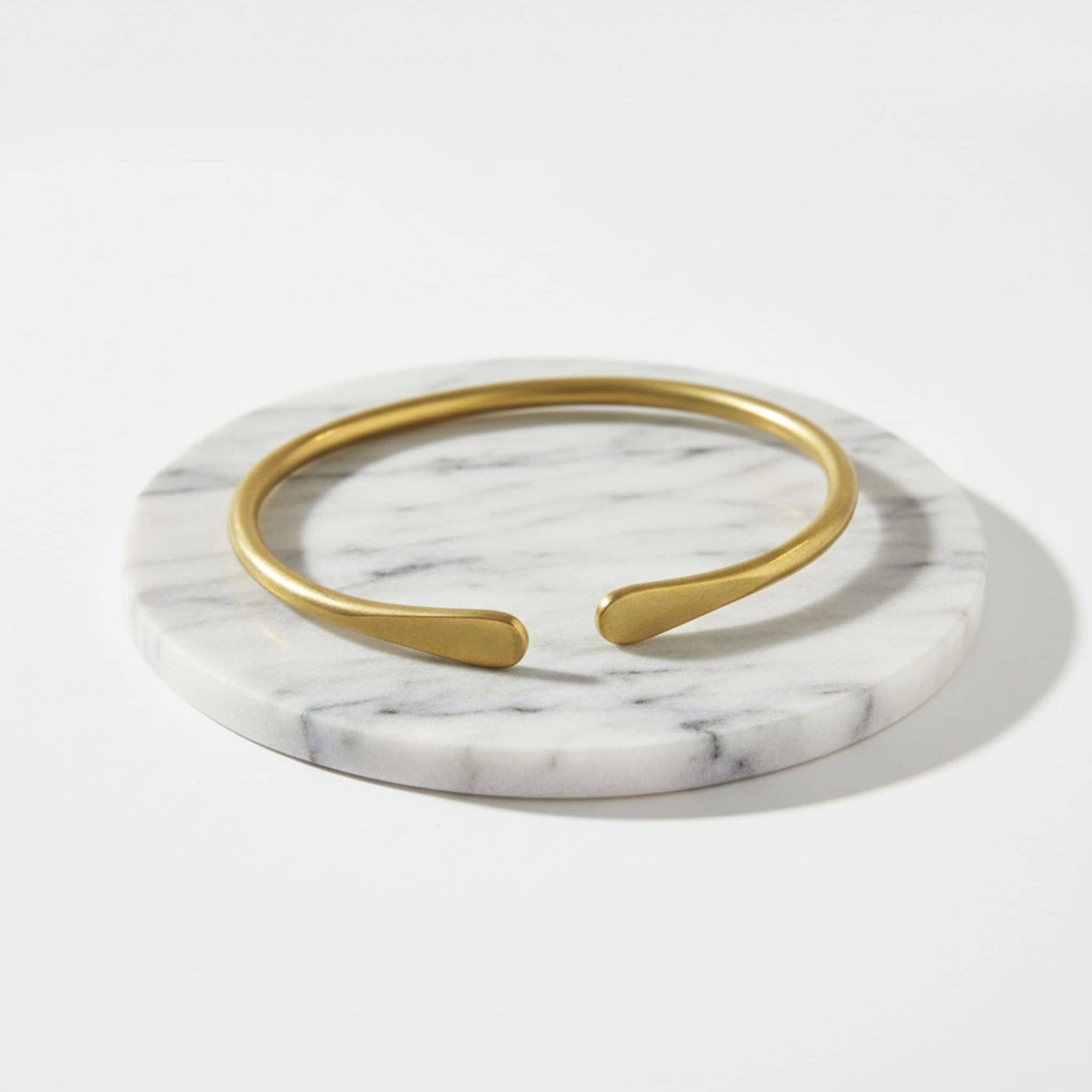Gentle Open Brass Cuff Bracelet | Lia