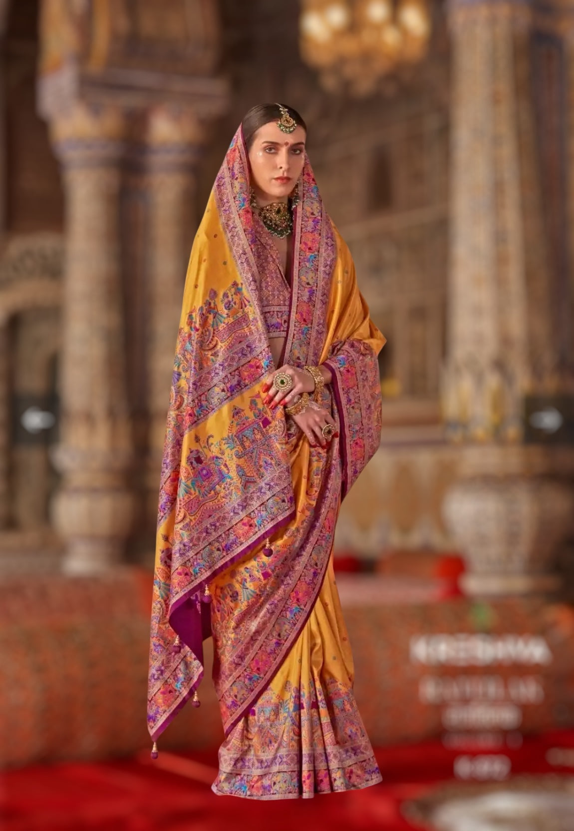 Wedding wear silk saree