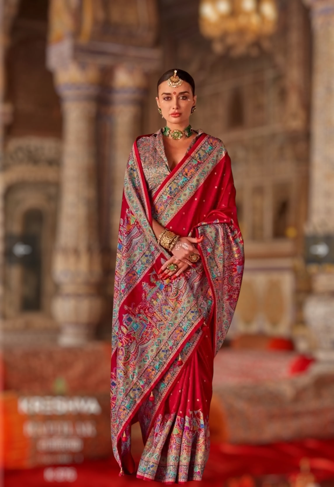 Wedding wear silk saree