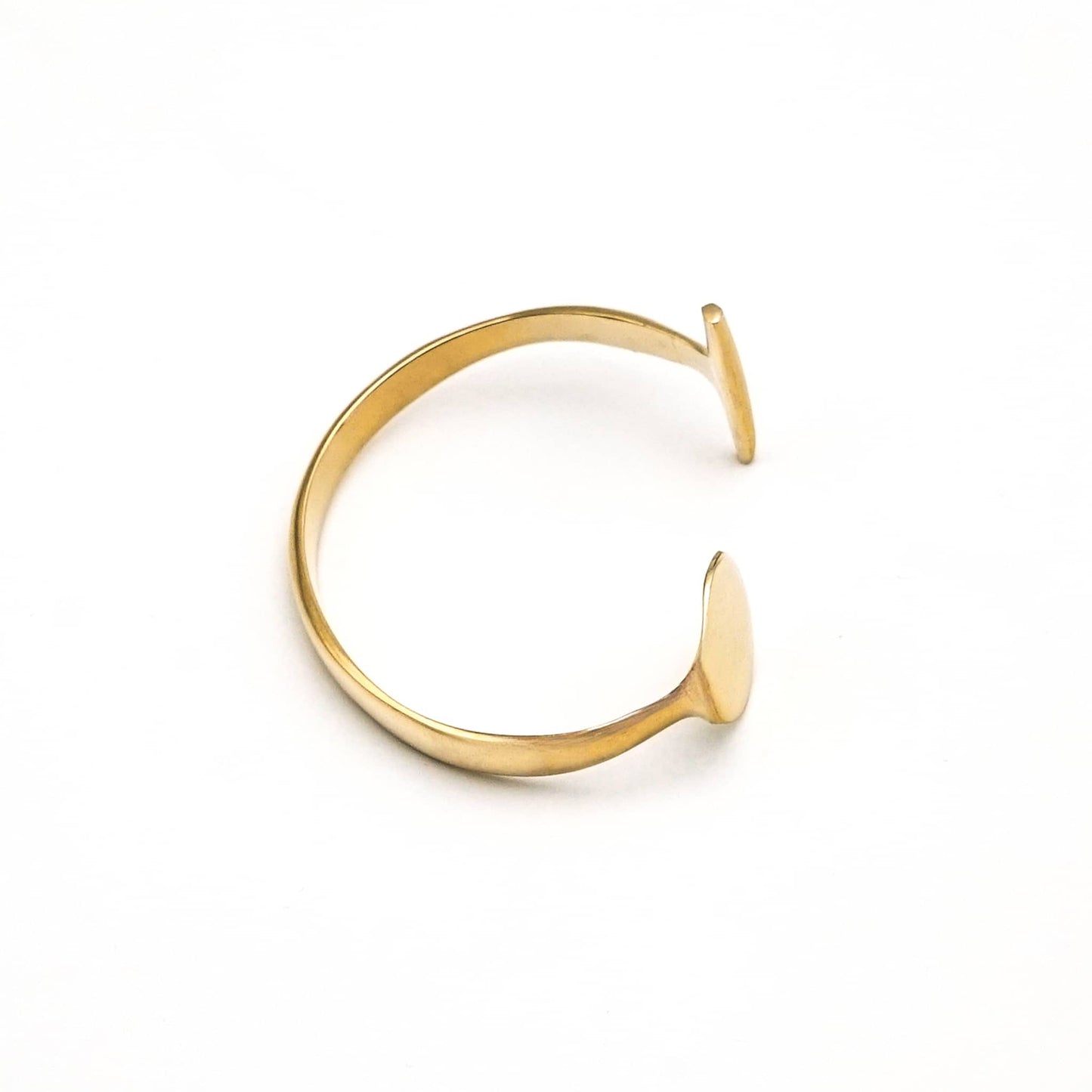 Dice and T-Bar Brass Cuff Bracelet | Jua