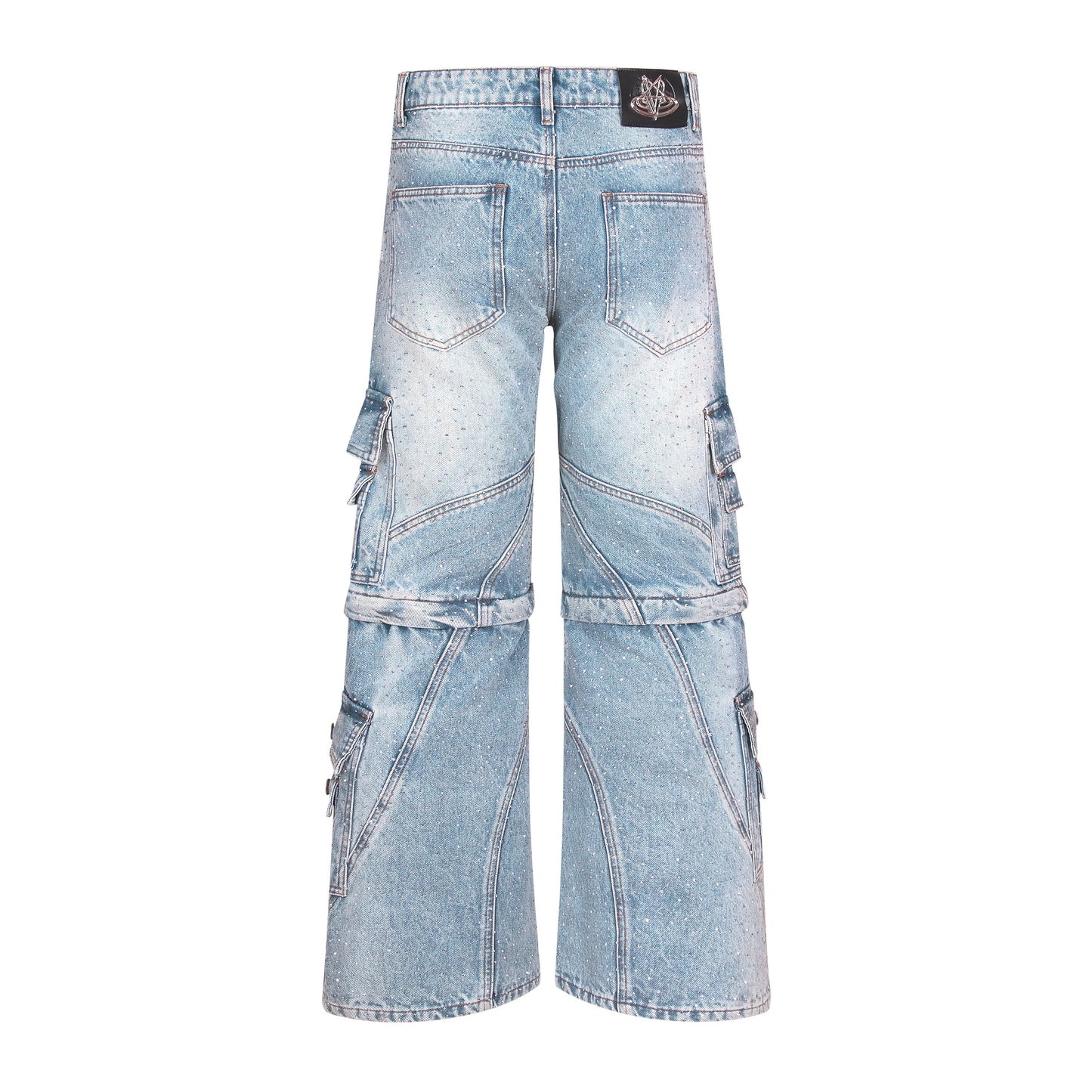 "LGHTCRYSTL" TRNSFRMR DENIM
