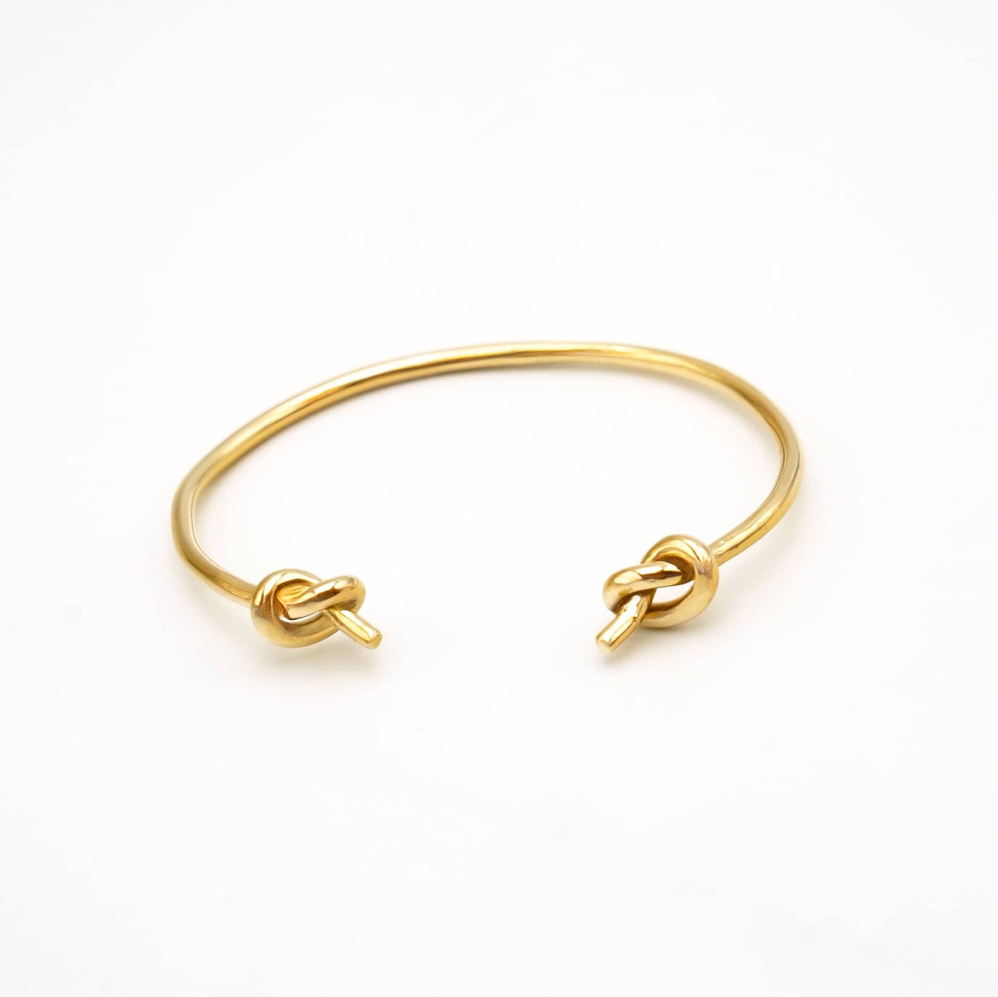 Double Knot Brass Cuff Bracelet | Mji