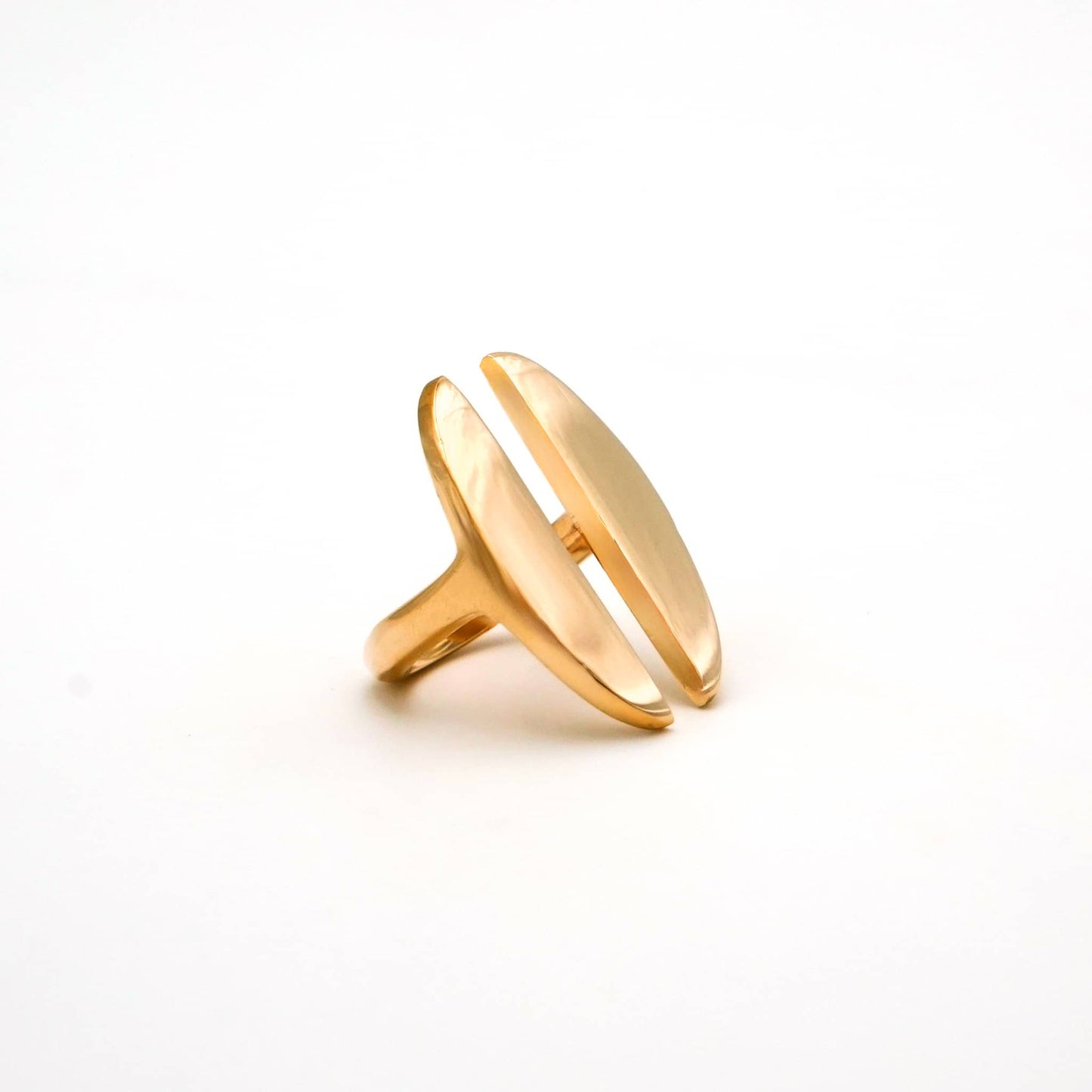 Double Oval Disc Ring | Pata
