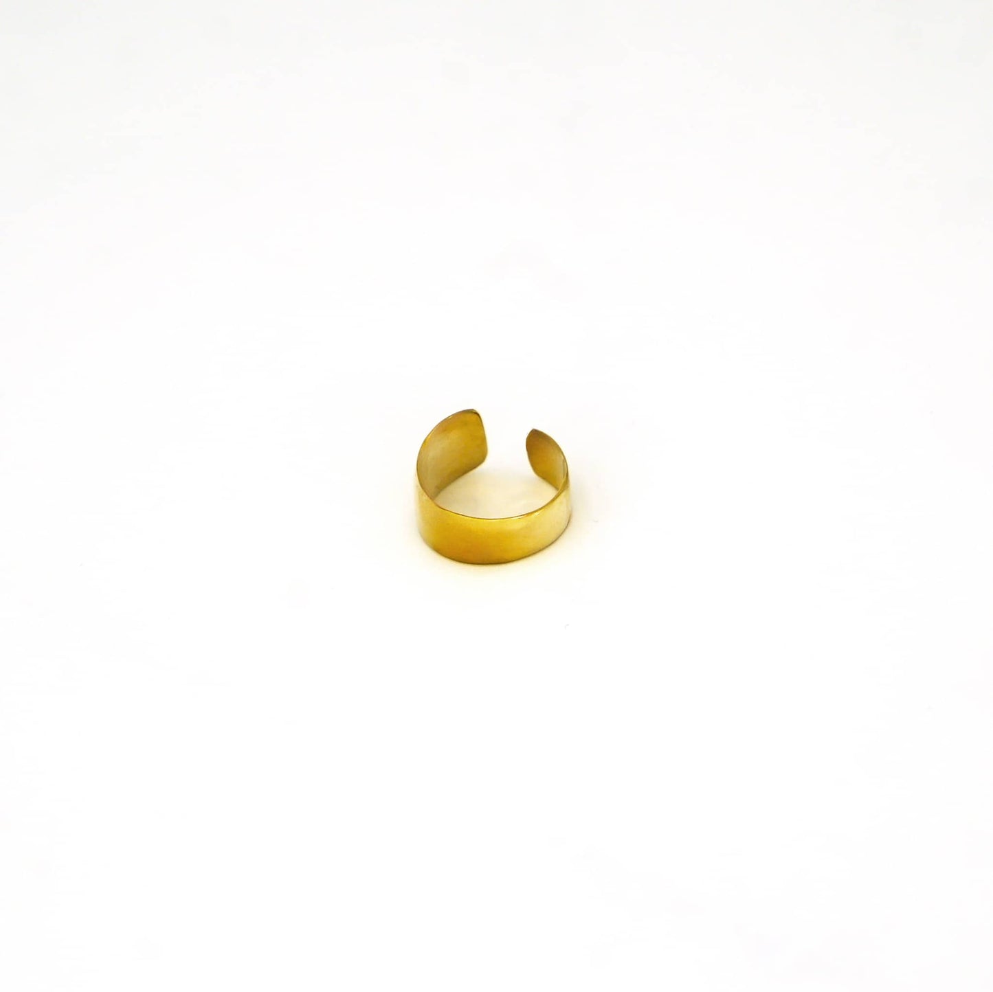 Wide Band Brass Cuff Ring for Men & Women | Penda