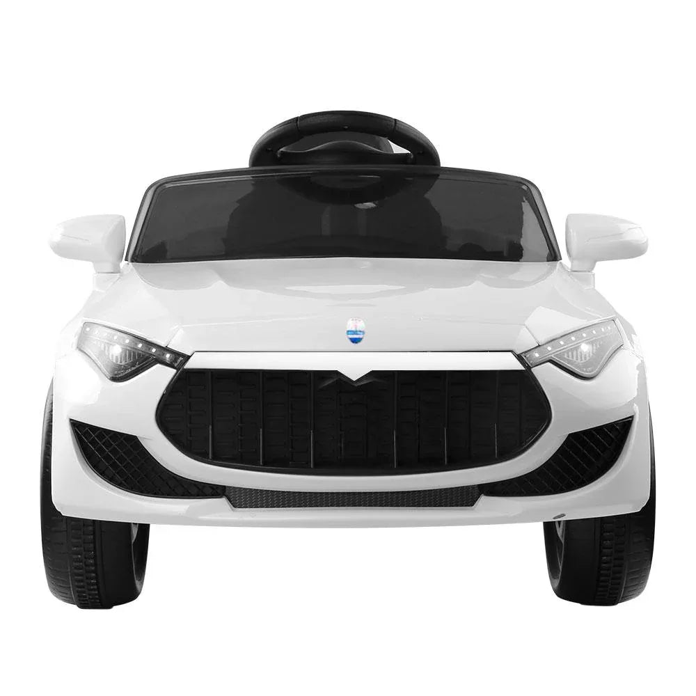 Rigo Kids Ride On Car Electric Toys 12V Battery Remote Control White