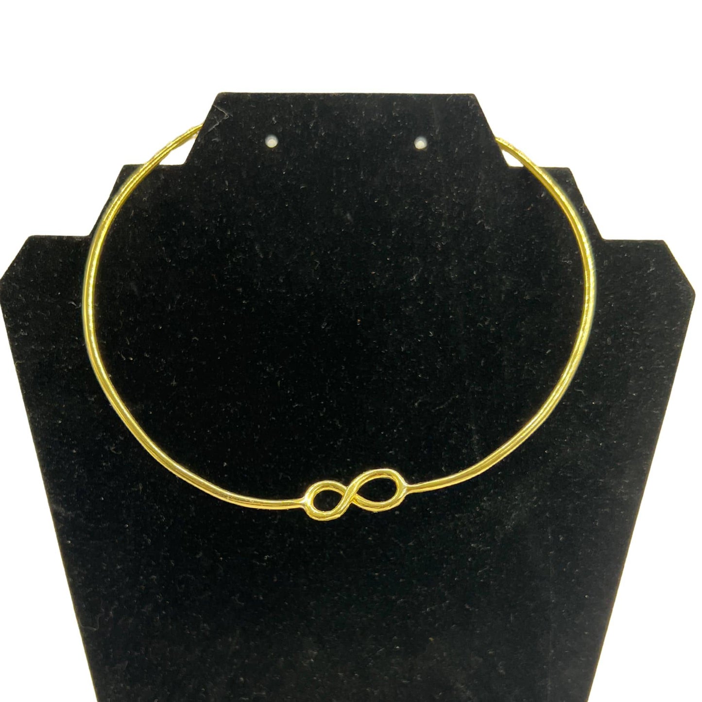 Infinite Cuff Brass Choker Necklace for Women | Saya