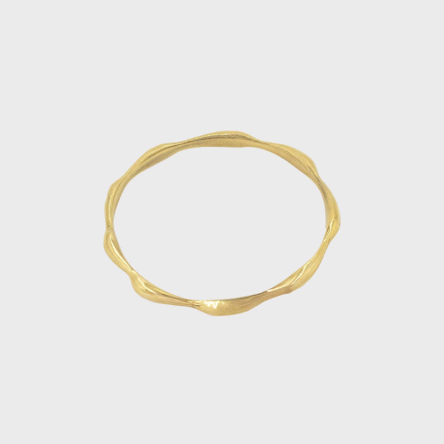 Sculptural Brass Bangle | Sema